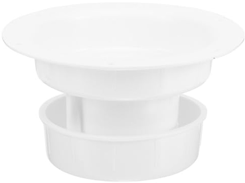 VINTORKY Camper Vent Cover Rv Plumbing Vent Cap for Rv and Camper White Pp Anti-aging Prevents Wind and Rain Entry Ventilation