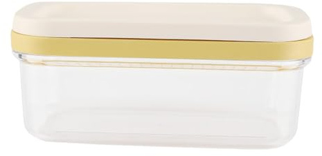 OEBUAFI Contenedor de Queso Caja de Mantequilla de Caja de Almacenamiento Cocina para Mantequilla y Queso, Red de Corte Duradera Transparente de Almacenamiento de Alimentos para Uso Doméstico