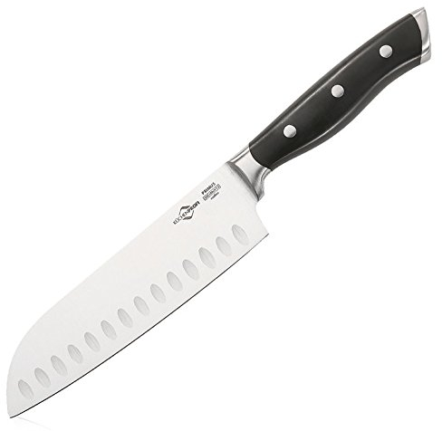 Küchenprofi Coltello Santoku PRIMUS | lama: 18 cm | lama in acciaio temprato | robusto e resistente alla corrosione | manici ergonomici in plastica | Coltello Santoku per pesce, carne e verdura