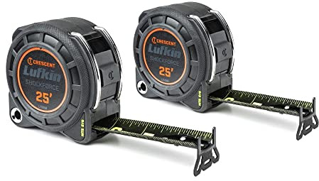 Crescent Lufkin Shockforce Nite Eye 25-Inch Tape Measure 2-Pack
