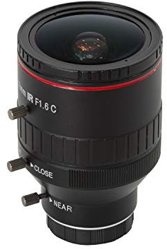 Arducam 2.8-12mm Varifocal C-Mount Lens for Raspberry Pi HQ Camera, with C-CS Adapter, Industrial Telephoto Lens