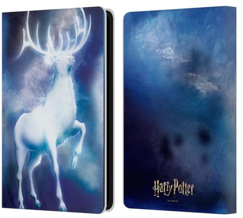 Head Case Designs Offizielle Harry Potter Stag Patronus Prisoner of Azkaban II Leder-Wallet-Hülle Kompatibel mit Kindle Paperwhite 5 (2021)