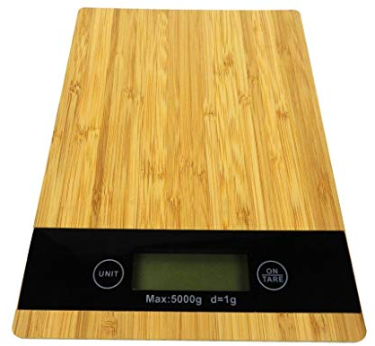 Balance de cuisine numérique, grande plate-forme de 11 lb / 5 kg et balance de cuisine rétro-éclairée LCD - Matériau facile à nettoyer (Couleur : A, Taille : 200MM) (A 200MM)