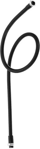 PATIKIL 23,6 Tubo Flessibile Universale Collo Cigno, 1pz M10 a M8 Prolunga Tubo Morbido Braccio Flessibile in Metallo Pieghevole a Filettatura Fine per Lampada, Attrezzatura,Nero