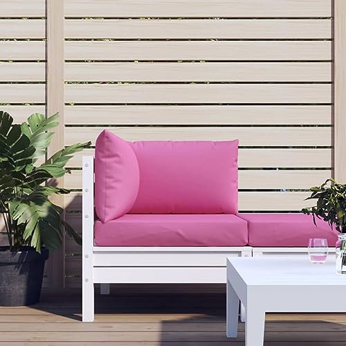 Annlera Palettenkissen 3 STK. Oxford-Stoff Palettenkissen Outdoor Sitzauflagen GartenmöBel Auflagen FüR GartenmöBel Gartenauflagen Palettenkissen Set Pallettenmoebel Kissen Rosa