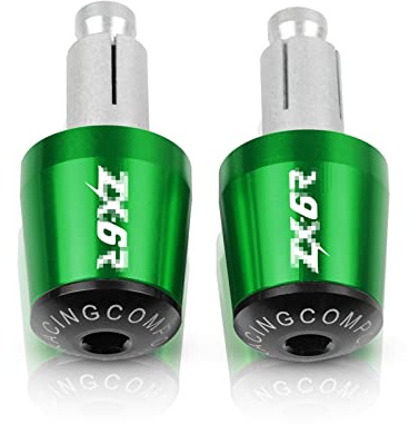 MIAOLISI Lenkerenden Griffe Für Kawasaki ZX6R Für ZX-6R Für ZX 6R 2000 2001 2002 2003 2004 2005 2006 2007 2008 Motorrad Lenkergriffe Schieberkappenstecker Aluminium Bar End(8)