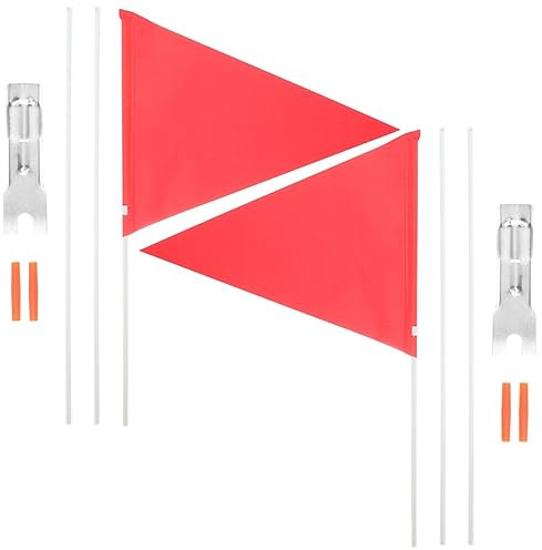 Yardwe 2sätze Fahrrad Flagge Für Junge Mädchen Mit Stabilem Fahnenmast Windfeste Radfahren Flagge Als Dekoration Und Sicherheitsfahne Für Fahrräder