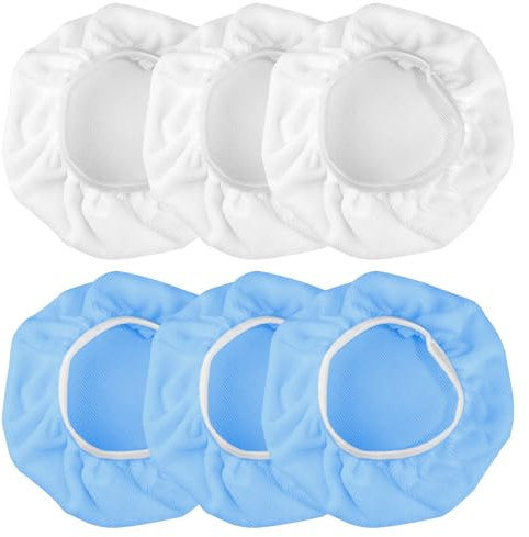 6 cuscinetti lucidanti Lucidatura Pad Tamponi per Lucidatura per auto da 22,9 a 25,4 cm, in morbida microfibra per lucidatrice auto da 22,9 cm e 25,4 cm