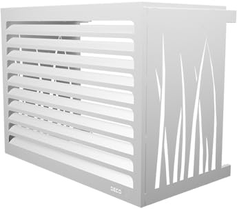 Cache climatiseur DECOAirco Blanc - Taille S (H70, L90, P50-65cm)