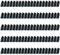 100 pratici ganci di fissaggio robusti da 6 mm per terrazze, include viti e punte