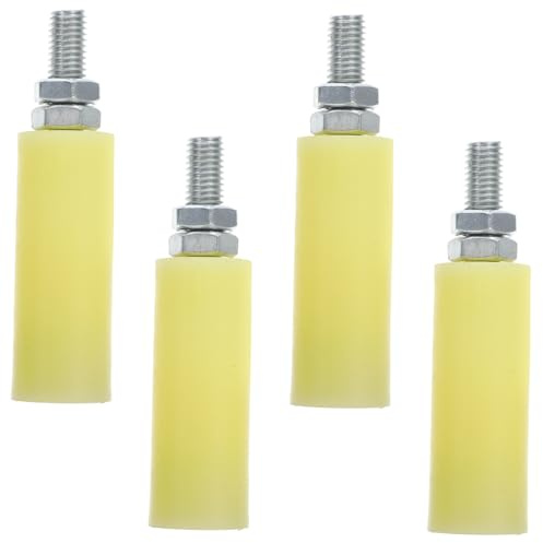 Hemobllo 4 Pièces Roulettes Coulissantes En Nylon Pour Portail Électrique Roue De Guidage Durable Et Silencieuse Pour Porte Coulissante Bloc De Poulie Facile À Installer