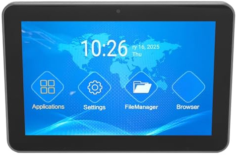 MENDUNER 8 Zoll Smart Digital Calendar - Touchscreen -Display mit 5 Megapixel Kamera und Doppellautsprechern für Familienpläne, Videoanrufe und Mediengast Wandmontage und Schreibtischständer