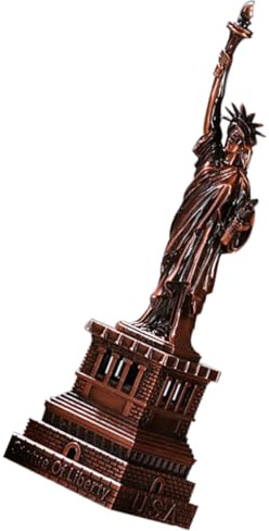 Healifty Statue Der Freiheitsstatue Metall Skulptur 10cm Dekoration Für Wohnzimmer Büro Heimdekor Kreative Bürozubehör Einzigartiges Für Sammler