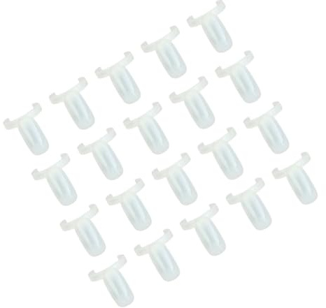 FONDOTIN Panneau d'Affichage Blanc en Plastique 150Pcs pour Nail Art Professionnel, Planches à Clous Pratiques pour Salon de Manucure