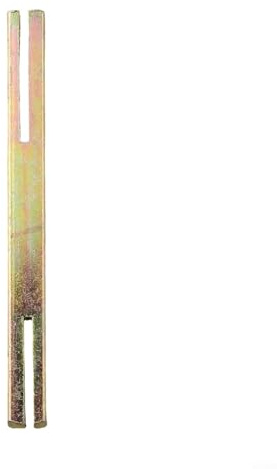 babominimer 8mm Galvanised Iron Square Spindle 85-130mm, Long lasting Door Handle Replacement Pin with Notched Ends for Secure Fit, Compatible with Various Lever Handles and(85mm)