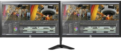 COMPUCLEAR Dual Monitor Set Up 2 x Pro P221 22 FHD WLED 1920 x 1080 Monitor - 16:9 DVI VGA (Renewed)