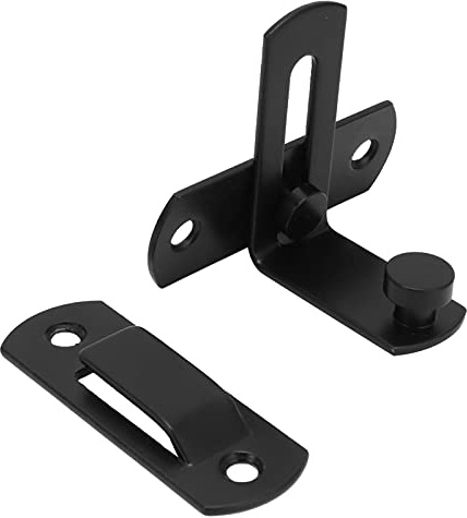 KIMISS Serratura per Porta del Fienile - Fibbia di Sicurezza per Porta Scorrevole per Carichi Pesanti, Fienili e Altro Ancora