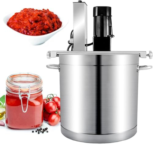 GLJTUO Frullatore Elettrico, Robot da Cucina Automatico, frullatore Elettrico per marmellate, Macchina per mescolare automaticamente zuppe e Salse, Ideale per preparare marmella