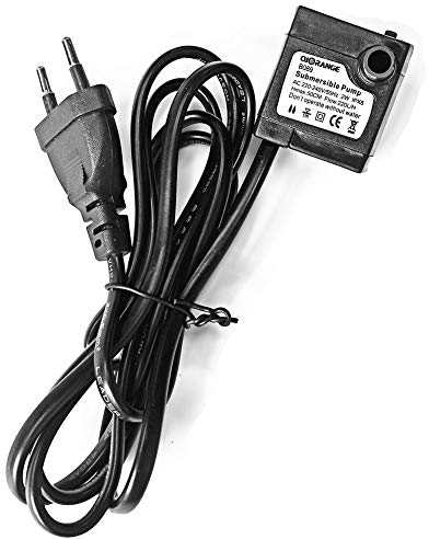 Qiorange Aquariumpumpe Zimmerbrunnen Aquarium Pumpe Wasserpumpe Förderpumpe 220L/H (220L/H A type)