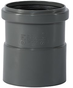 Ostendorf HTsafe Aufsteckmuffe mit Manschette DN 75 mm HT-Rohr