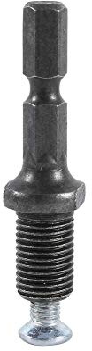 Electric Hammer Drill Chuck Adapter, Hex Shank Adapter, 3/8-24UNF with 1/4 Hex Thread Screw