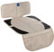 Funbliss Protector de Asiento de Coche para Asiento de Coche Infantil, Color Beige, Acolchado Grueso, con Bolsillos organizadores, Tela Impermeable 600D, Funda para Perro para SUV, sedán, Asientos de