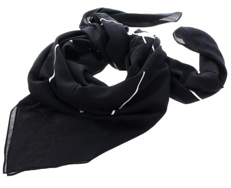 Calvin Klein CKJ Monogram Shawl Black