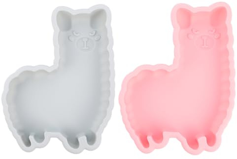 Cabilock Silikonform Alpaka DIY Form Kuchenform: Mint Candy Peppermint Chocolate Peppermint Soft Candy Eiswürfel Formen Lama Fondant Polymer Clay Form Backform Backbecher Selbst