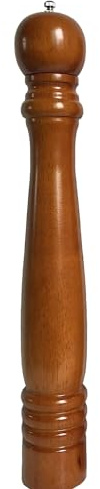 Molinillo de pimienta de madera para hotel, molinillo de sal y pimienta grande, 20 pulgadas, madera de roble súper grande, molinillo de sal y pimienta con núcleo de acero inoxidable, molinillo manual