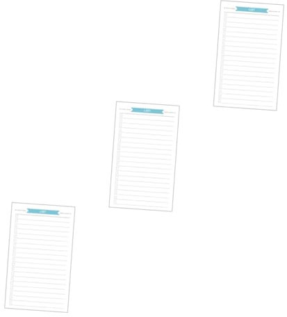 Tofficu 3er-sets Liniertes Nachfüllpapier Für Notizbücher Planer Größe 6-loch Nachfüllpapier Für Binder Und Tagebuch 40 Blatt * 3