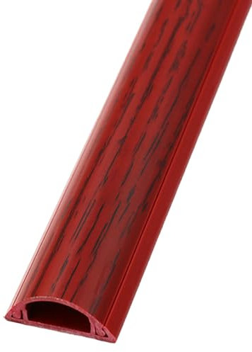 Serenitison Floor Cable Cover Protector,PVC Cord Hider Floor Cord Protector,Self Adhesive Cable Tidy,1m Long*2 Roots,Cord Cover Floor For Extension Cords,For Office,Home,Workshop,Warehouse,Concert