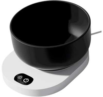 perfk Ciotola riscaldata per Animali Domestici, distributore di Acqua per Animali Domestici USB, Ciotola per Gatti, Ciotola Termica Automatica per