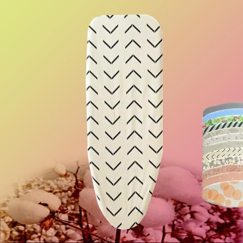 dvkGKLVq Copriasse da Stiro, Copriasse da Stiro, Copriasse e copriasse in Cotone, Copriasse da Stiro termoriflettente 13x36 Pollici, Copriasse di Ricambio for ASSE da Stiro,(Beige)