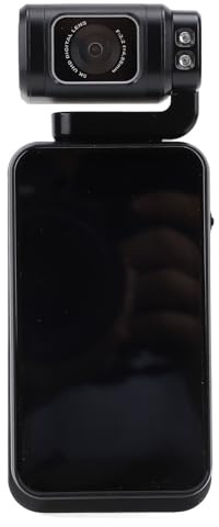 Asixxsix Videocámara 5K, Cámara Vlogging Portátil de Bolsillo de 48MP, Pantalla Táctil Giratoria de 3,5 Pulgadas, Visión Nocturna IR de Gran Angular de 120°, Cámara de Vídeo con Zoom 10X