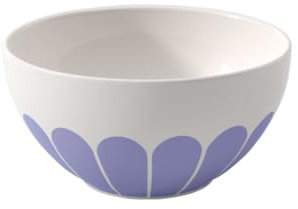 Villeroy & Boch - Fleur bleu ciotola per cereali blu, lavabile in lavastoviglie, utilizzabile nel microonde, scodella muesli, yogurt, snack, ciotolina ramen bowl, motivo floreale, Porcellana Premium