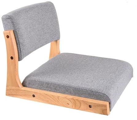 Generico Golvstol med ryggstöd, ergonomisk design för meditation, vardagsrum och burspråk komfort