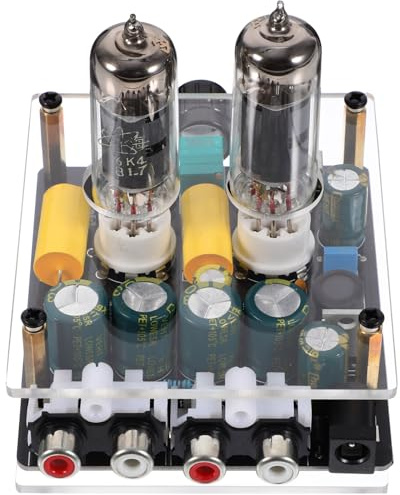 UKCOCO 6k4 Tube Vacuum Preamplifier Board Dc12-16v Hifi Phono Preamp for Turntable Record Player DIY Home Theater Audio Amplifier
