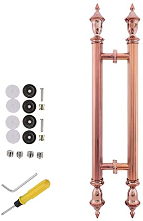 Scheunen Türgriff Schiebetür Handgriff Vintage Anti-Rutsch-Schiebetürgriff Für Scheunentor, Dusche Glastür & Schrank, Indoor Draussen Einstiegstür-Zuggriffstange, Kombi-Kits Lang 60 80 100 120 150 CM