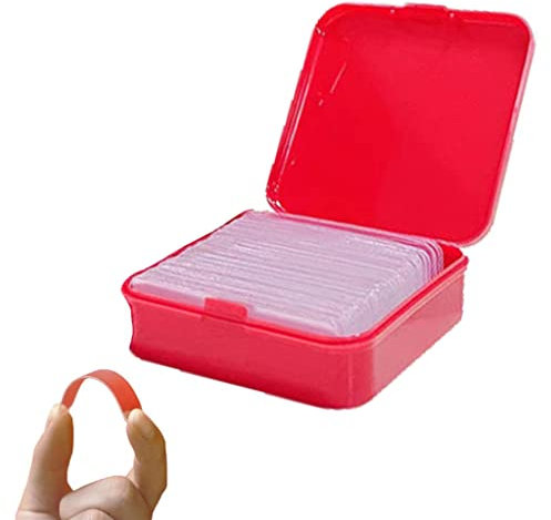 60 bâtons/boîte ruban adhésif double face multifonctionnel réutilisable, autocollants universels transparents en PVC non marquants adhésif double face pour articles de pâte de bricolage (1 Boîte)
