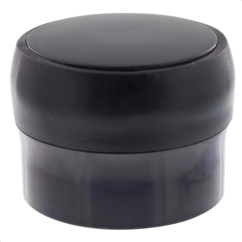 WAGNER Bodentürstopper BLACK DELUXE - Ø 40 x 30 mm, hochwertiger Kunststoff, Hochglanz schwarz, selbstklebend, rückstandslos entfernbar - 15522511