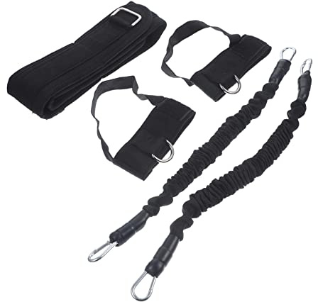 1 Set Tenditore Per Le Gambe Fasce Di Resistenza Per L'esercizio Allenatori Di Basket Allenatore Di Salto Verticale Fitness Rimbalzo Carta Crusca Di Resistenza