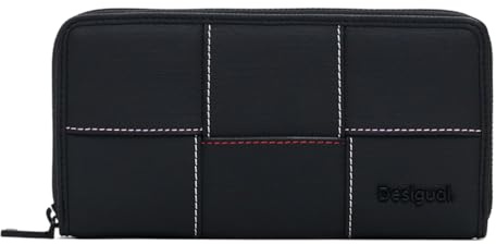 Desigual Damen 25SAYP47 Bi-Fold Wallet, Black