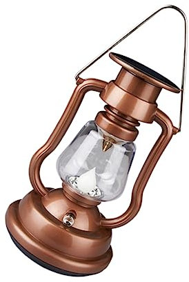 HANABASS 2stücke Solar Camping Vintage Laterne Tragbare Solarlampe Für Outdoor Zelt Und Retro-design Handlich Für Garten Und Campingdekoration