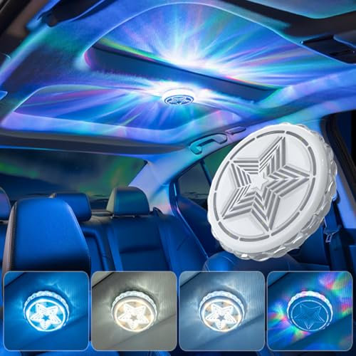 Lumières LED d'intérieur de voiture, plafonnier magnétique de voiture, lampe de lecture intérieure de voiture, lumière d'ambiance LED pour voiture, camping-car, camping, placards, chambre à coucher