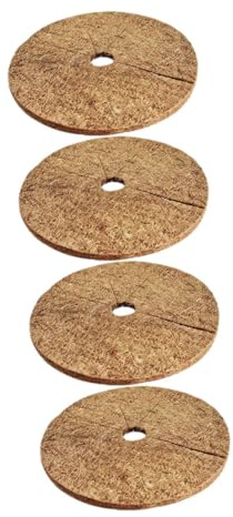 TOYANDONA 4 Piezas Disco de Mantillo de Protector de Plantas para Macetas Alfombrilla Resistente para Vegetales Protección