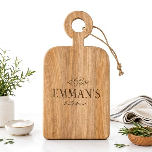Personalised Chopping Board - New House Gift Ideas, Housewarming/First Home Gifts, Wedding Gift for Couple, Mango Wood Chopping Board, Mr & Mrs Gifts