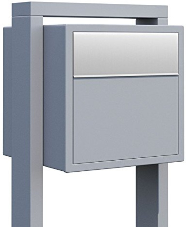 Boite aux Lettres, Design, Soprano Grise/INOX - Bravios
