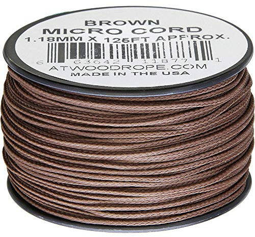 Atwood Rope MFG Micro Cord 125ft Brown