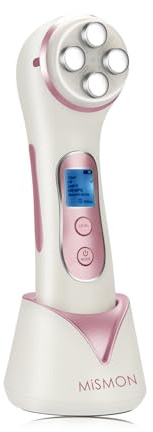 MiSMON High Frequency Facial Machine Light Theraphy Micro-Current Device, 5 in 1 Multifunctional Facial Massager for Face