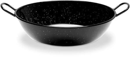 Vaello Sarten Honda Esmaltada Asas Inducción/Vitro, 32 cm, Multicolor